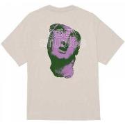 T-shirt Korte Mouw Obey studios statue