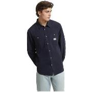 Overhemd Lange Mouw Guess Chemise manches longues Bleu