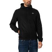 Trainingsjack Lacoste Jack van gerecyclede vezels met capuchon en rits...