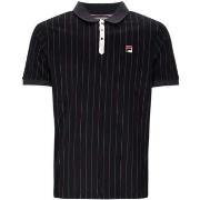 Polo Shirt Korte Mouw Fila BB1 Classic Striped Polo Shirt Black/Garden...