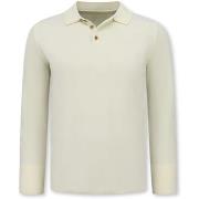 Polo Shirt Lange Mouw Enos Nette Polo Kraag