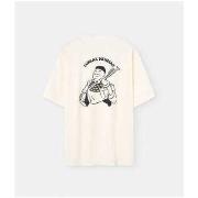 T-shirt Korte Mouw Loreak Mendian Loreak Andres Tshirt Ecru