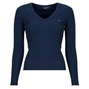 T-Shirt Lange Mouw Tommy Jeans TJW SLIM ESSENTIAL RIB V LS