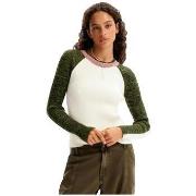 Trui Desigual Côtelé Chiné