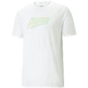 T-shirt Korte Mouw Puma T-shirt Run Favourite blanc