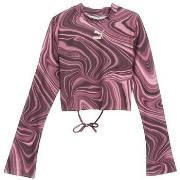 T-Shirt Lange Mouw Puma T-shirt manches longues violet