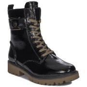 Enkellaarzen Remonte Botki Damskie Skórzane Lakierowane Ocieplane