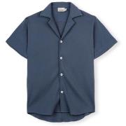 Overhemd Lange Mouw Imago Waffle Shirt - Blue