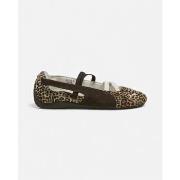 Ballerina's Puma Speedcat Ballet Wild Leopard Pony Hair (Women's)