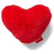 Schoenaccessoires Crocs RED FUZZY HEART