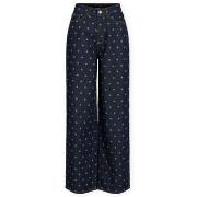 Straight Jeans Vila Freya Pal Jeans - Dark Blue Denim