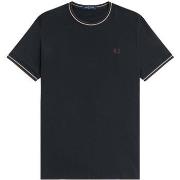 T-shirt Korte Mouw Fred Perry Fp Twin Tipped T-Shirt