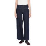 Straight Jeans Vila Brenda Wide Jeans - Dark Blue Denim