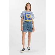 Korte Broek Le Temps des Cerises Short van jeans EVAGI