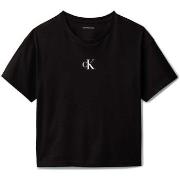 T-shirt Korte Mouw Calvin Klein Jeans Ck Logo Boxy T-Shirt