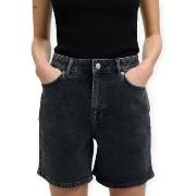 Korte Broek Selected W Krista Shorts - Black Denim