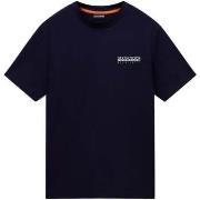 T-shirt Korte Mouw Napapijri S Dati T-Shirt Navy