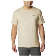 T-shirt Korte Mouw Columbia T-shirt Barton Springs Beige