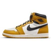 Hoge Sneakers Nike 1 Retro High OG Yellow Ochre
