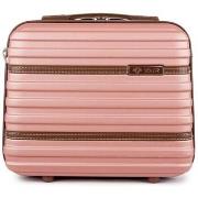 Koffer Solier Kuferek Podrózny Maly Abs Stl957 Rózowy