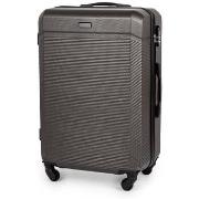 Koffer Solier Walizka Podrózna Twarda Srednia 24'' Stl945 Ciemnoszara