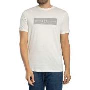 T-shirt Korte Mouw EAX T-shirt met streeplogo