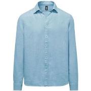 Overhemd Lange Mouw Bomboogie SM6402 T LI2-23 DUSTY SKY