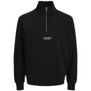 Sweater Jack &amp; Jones 12279519 SOHO SWEAT QUARTER ZIP-BLACK