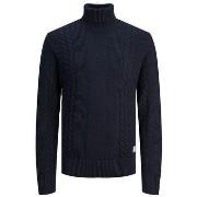 Trui Jack &amp; Jones 12242944 GRID CABLE ROLL-NAVY BLAZER