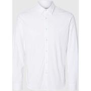 Overhemd Lange Mouw Selected 16094593 JERSEY SHIRT-BRIGHT WHITE