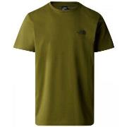 T-shirt The North Face NF0A87NG M SS SIMPLE DOME-PIB FOREST OLIVE
