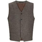 Blazer Jack &amp; Jones 12262201 WINTER TWILL WAISTCOAT-SLATE