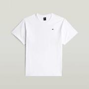 T-shirt Korte Mouw G-Star Raw D26839 C784 BACK PHOTO-H750 WHITE DENIM