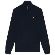 Trui Lyle &amp; Scott KN2112VC CTTN MERINO QRTR ZIP JUMP-Z271 DARK NAV...