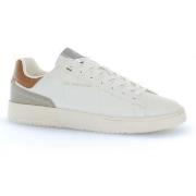 Lage Sneakers La Martina 001.A00.BR CALF-BIANCO/COGNAC