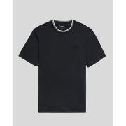 T-shirt Lyle &amp; Scott TS2227TON TIPPED SUPERFINE-Z271 DARK NAVY