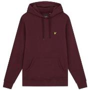Sweater Lyle &amp; Scott ML1139V BRUSHED BACK HOODIE-Z562 BURGUNDY