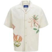 Overhemd Lange Mouw Jack &amp; Jones 12271108 LUKE RETRO-ANTIQUE WHITE