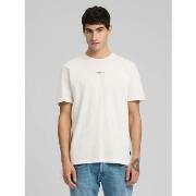 T-shirt Korte Mouw Replay M3098.2660-011 NATURAL WHITE
