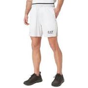 Korte Broek Emporio Armani EA7 8NPS07 PN6TZ-1100 WHITE