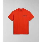 T-shirt Korte Mouw Napapijri S-GOUIN NP0A4HTQ-A63 ORANGE SPICY