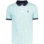 Polo Shirt Korte Mouw Fila BB1 Classic Striped Polo Shirt Surf Spray/ ...
