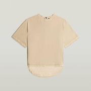 T-shirt Korte Mouw G-Star Raw D28731-2653 WOVWN MIX-H970 CREAM GD
