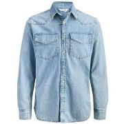 Overhemd Lange Mouw Jack &amp; Jones 12289219 WESTERN-DENIM LIGHT
