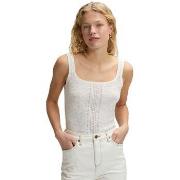 Onderhemden Lee 112379275 KNITTED-ECRU