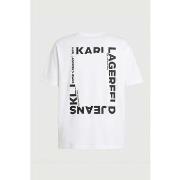 T-shirt Korte Mouw Karl Lagerfeld REG BACK FRAME TEE
