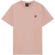 T-shirt Lyle &amp; Scott Plain T-Shirt Pink Grapefruit