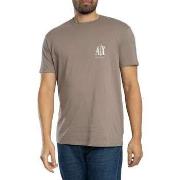 T-shirt Korte Mouw EAX Chest Logo T-shirt