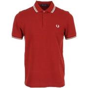 Polo Shirt Korte Mouw Fred Perry Twin Tipped Shirt