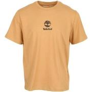 T-shirt Korte Mouw Timberland Print Stack Logo Short Ltbrn